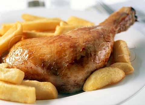 Chicken and chips