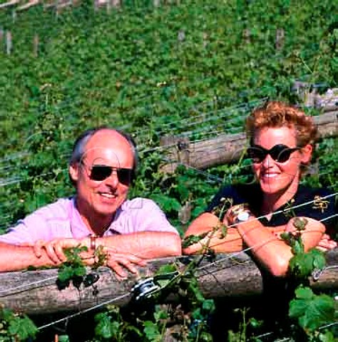 Barnett Bond and Cat Vosper of Miro Vineyard  Waiheke Island New Zealand