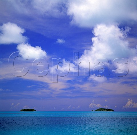 Aitutaki Lagoon Cook Islands  New Zealand South Pacific Territory