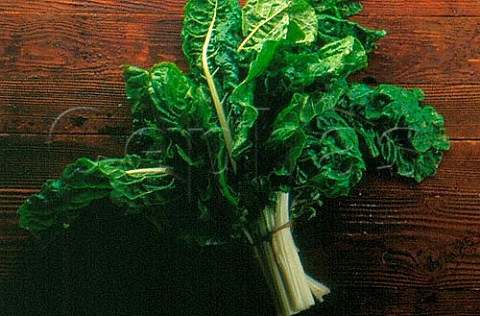Bunch of chard leaves