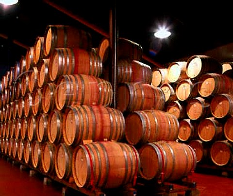 Barrel room of Ken Wright Cellars Carlton   Oregon USA    Willamette Valley AVA