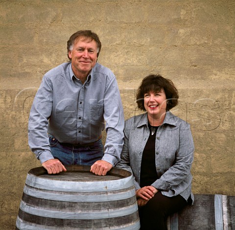 Tim and Judy Finn of Neudorf Vineyards   Upper Moutere Nelson New Zealand   Nelson