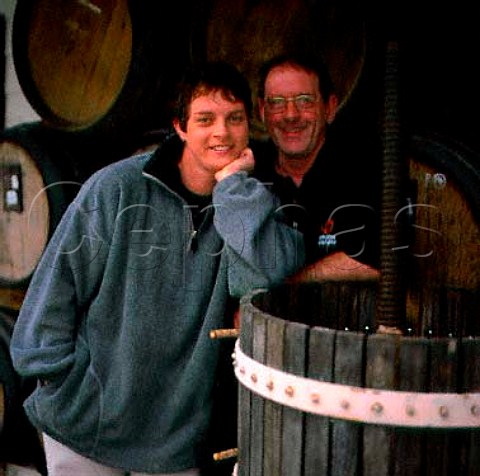 Monty Knight and daughter Paula   Okahu Estate Vineyard and Winery   Kaitaia New Zealand    Northland