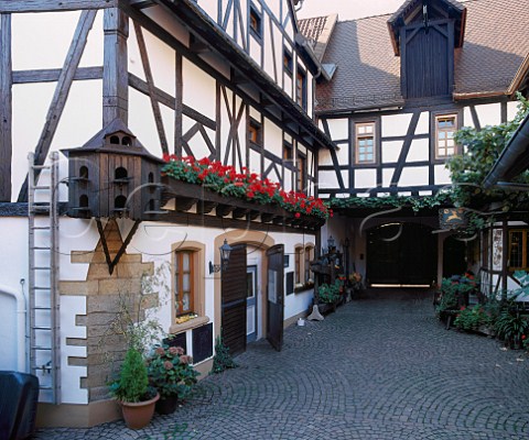Courtyard of Weingut KoehlerRuprecht   Kallstadt Germany    Pfalz