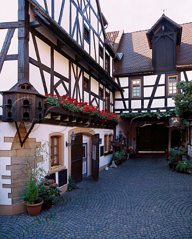 Courtyard of Weingut KoehlerRuprecht   Kallstadt Germany    Pfalz