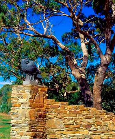 Eagle on column at the entrance to Mountadam estate   Eden Valley South Australia      Eden Valley