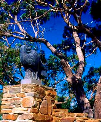 Eagle on column at the entrance to Mountadam estate   Eden Valley South Australia      Eden Valley