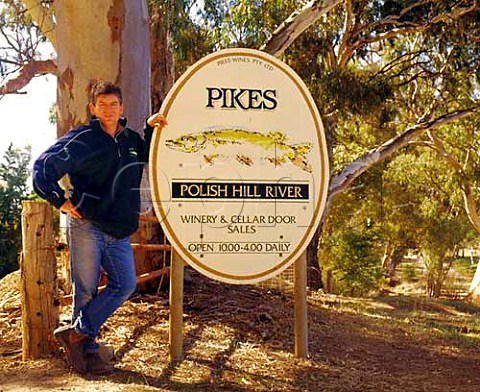 Neil Pike winemaker of Pikes in the   Polish Hill River region Sevenhill   South Australia   Clare Valley