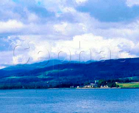 Dalmore whisky distillery on the Cromarty Firth    Alness Rossshire Scotland