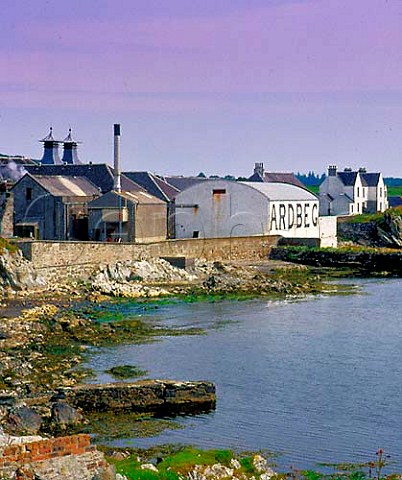 Ardbeg Whisky Distillery owned by Glenmorangie   Ardbeg Isle of Islay Scotland