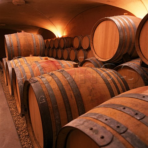 Barrel cellar of Anne Gros   VosneRomane Cte dOr France