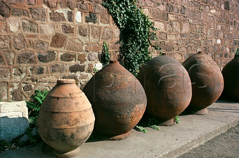 Ancient amphorae in the Hittite Museum   Ankara Turkey