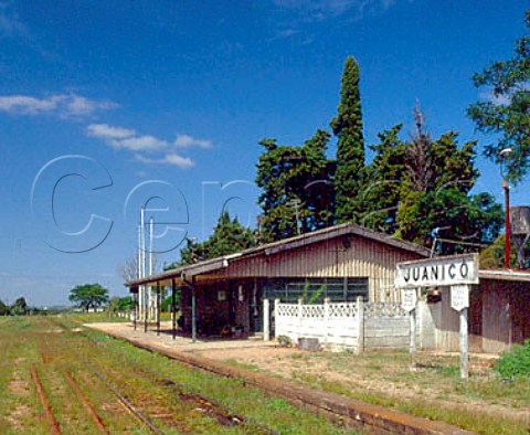 The railway station of Juanico   Canelones Uruguay