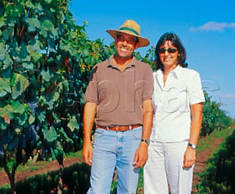 Carlos Pizzorno and Ana Laura Rodriguez Vero of   Bodegas Carlos Pizzorno Canelones Uruguay