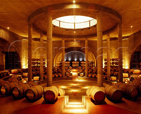 Barrel cellar of Salentein Tunuyan   Mendoza province Argentina  Uco Valley