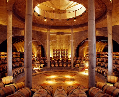 Barrel cellar of Salentein Tunuyan   Mendoza province Argentina  Uco Valley