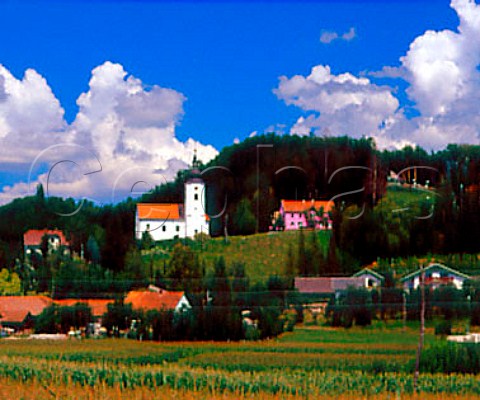 Church at Podgorcih Slovenia   Srednje Slovenske Gorice