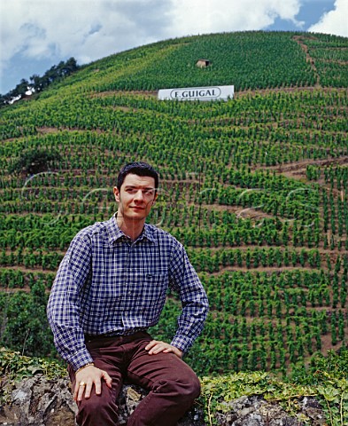 Philippe Guigal at the foot of his companys   La Turque vineyard Ampuis Rhne France   Cte Rtie