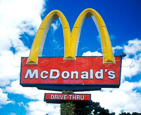 McDonalds Drivethru sign