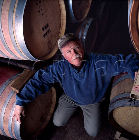 Terry Casteel winemaker of Bethel Heights Vineyard   Bethel Oregon USA   Willamette Valley