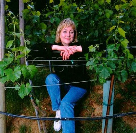 Stacy Clark winemaker of Pine Ridge Winery   Napa California    Stags Leap