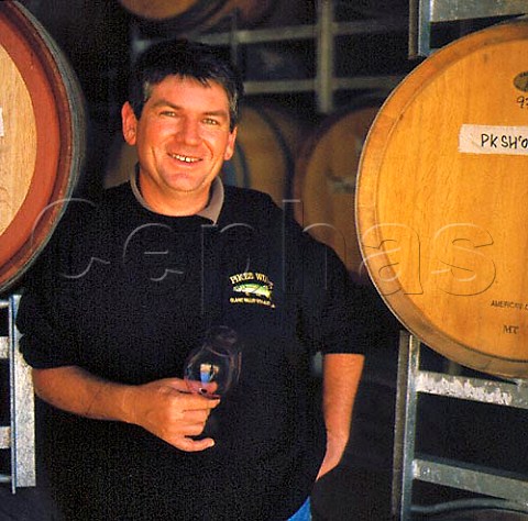 Neil Pike of Pikes Wines in the Polish Hill River   region Sevenhill South Australia  Clare Valley