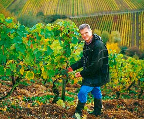 Wilhelm Weil manager at Weingut Robert Weil and   great grandson of the founder in Wasseros vineyard   above Kiedrich Germany    Rheingau