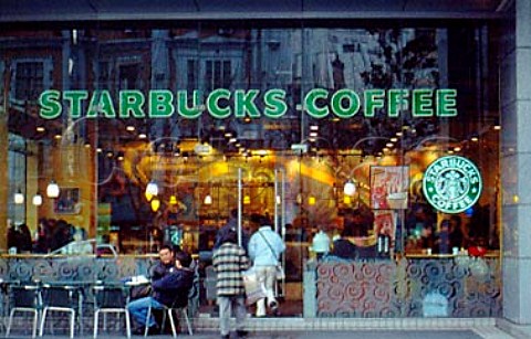 Starbucks coffee shop Shanghai China