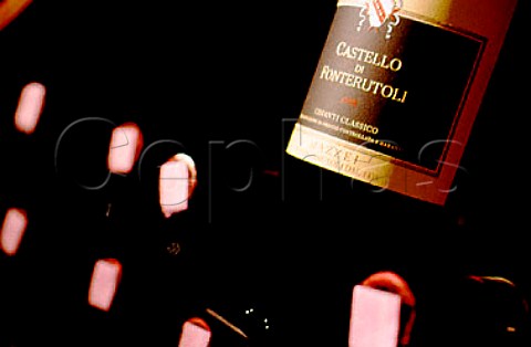 Bottle of Castello di Fonterutoli wine   Castellina in Chianti Tuscany Italy   Chianti Classico