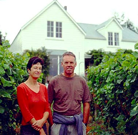 Gary Voss and Annette Atkins of Voss Estate   Martinborough New Zealand Wairarapa