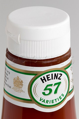 Heinz tomato ketchup bottle  57varieties