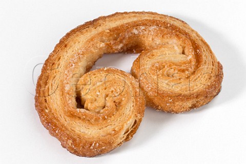 Palmier  traditional pastry biscuit