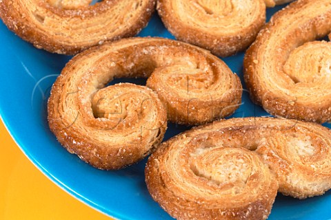 Palmiers  traditional pastry biscuits