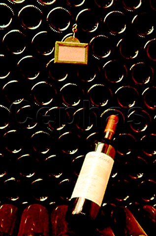 Bottles of Prap Barolo 1999 ageing in   the Bricco Rocche cellars of Ceretto   Castiglione Falletto Piemonte Italy