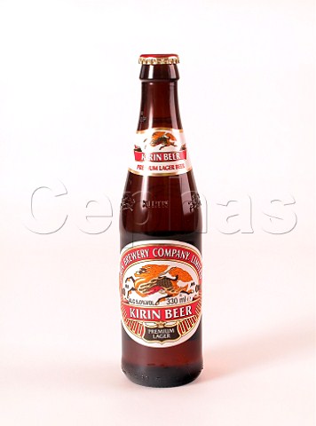 Bottle of Kirin beer  Japan