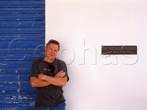 Brian Franklin of Apsley Gorge Vineyard and Bicheno Winery Bicheno Tasmania Australia  East Coast