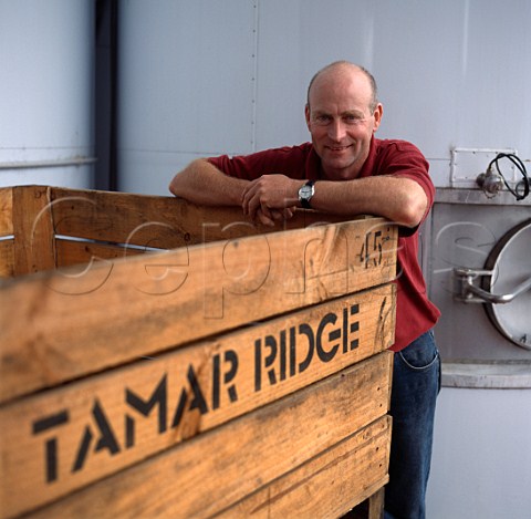 Michael Fogarty winemaker of Tamar Ridge Wines   Kayena Tasmania Australia    Tamar Valley