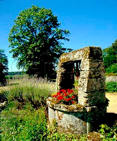 Old well in the courtyard of   Chteau la Pierrire La Gasparde Gironde France   Ctes de Castillon  Bordeaux