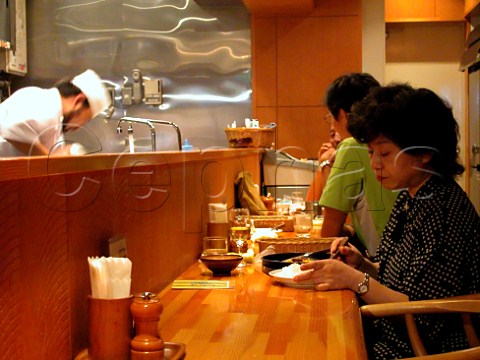 Interior of Evergreen Restaurant Kokubunji Tokyo   Japan