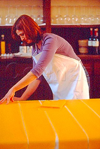 Pasta Making tagliatelle  preparing to   cut into strips   Italy