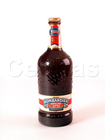 Bottle of Wells Bombardier beer