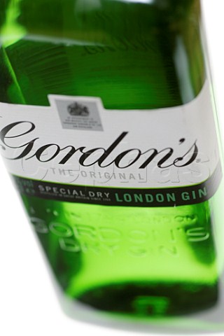 Bottle of Gordons London gin