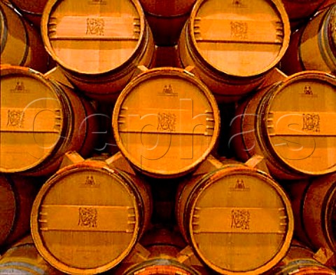 New French oak barrels from Tonnellerie Radoux in   cellar of Fernando Remrez de Ganuza   Samaniego Alava Spain   Rioja Alavesa