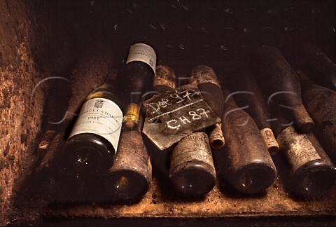 Bottles of MeursaultCharmes 1987 in the   cellars of Domaine des Comtes Lafon   Meursault Cte dOr France      Cte de Beaune