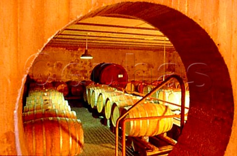 Barrel cellar of Rocca di Fabbri    Fabbri near Montefalco Umbria Italy