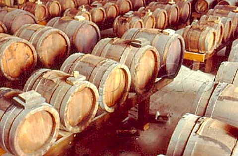 Barrels of Balsamic vinegar maturing at   producer Cavazzone   Rggio nellEmlia Emlia Romagna Italy