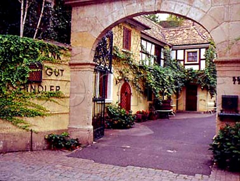 Entrance archway of Weingut H Spindler   Forst Pfalz Germany