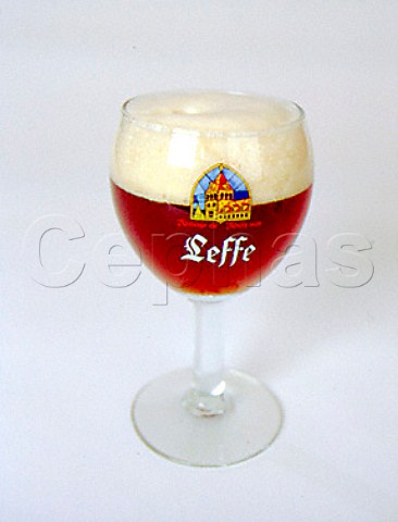 Glass of Leffe Radieuse ale Belgium
