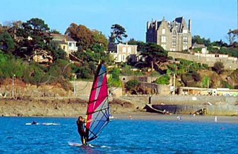 Windsurfing at Dinard IlleetVilaine   France Brittany