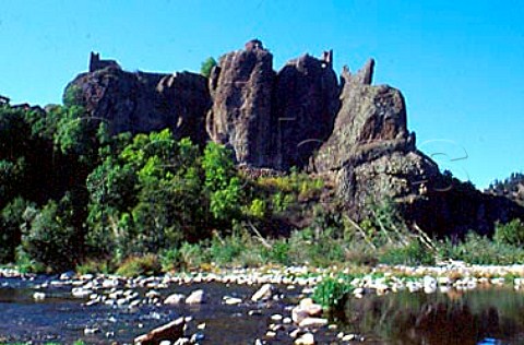 Rock formations at Arlempdes    HauteLoire France  Auvergne